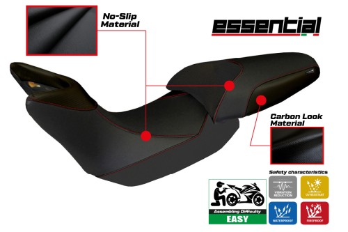 Sitzbezug kompatibel Ducati Multistrada 1200 (12-14) Modell Essential 2