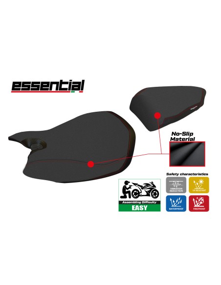 Housse de selle compatible Ducati Panigale 1299 (15-18) modèle Essential