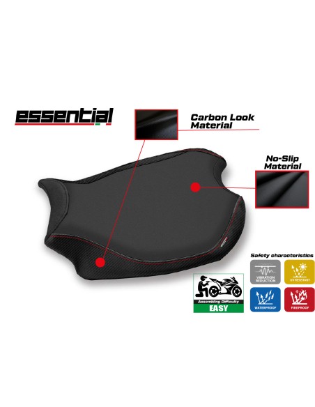 Rivestimento sella compatibile Ducati Panigale V4 (18-24) modello Essential