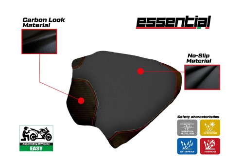 Sitzbezug kompatibel Ducati Panigale V4 (18-24) Modell Essential 2