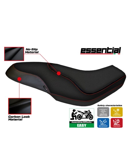 Funda de asiento compatible con Ducati Scrambler 400/800/1100 (15-24) modelo Essential