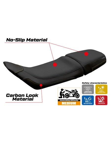 Rivestimento sella compatibile - Husqvarna Svartpilen 401 2018-2019 - mod Solna
