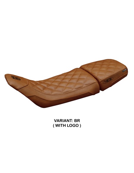 Funda de asiento compatible - Husqvarna Svartpilen 401 2018-2019 - mod Solna vintage