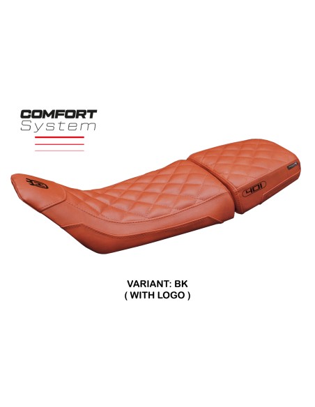 Rivestimento sella compatibile - Husqvarna Svartpilen 401 2018 - 2023 - mod Solna vintage Comfort System
