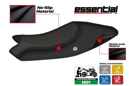 Rivestimento sella compatibile Ducati Monster 1100-1100 EVO (09-13) modello Essential 2