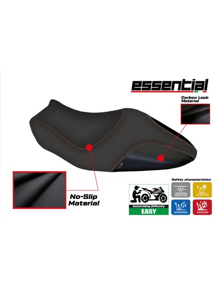 Rivestimento sella compatibile Ducati Monster 821-1200 (14-16) modello Essential