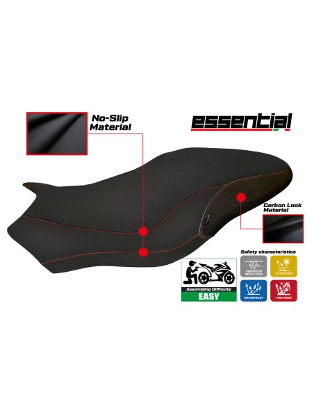 Sitzbezug kompatibel Ducati Monster 797 (17-20) Modell Essential