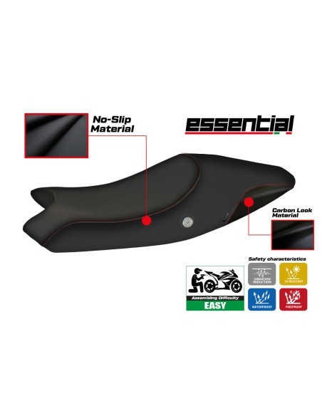 Rivestimento sella compatibile Ducati Monster 696-796 (08-14) modello Essential