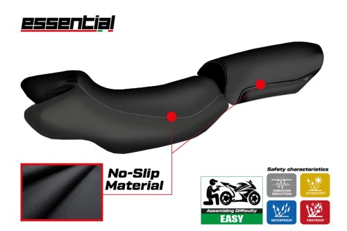 Housse de selle compatible BMW R 1200 R (15-18) modèle Essential 2