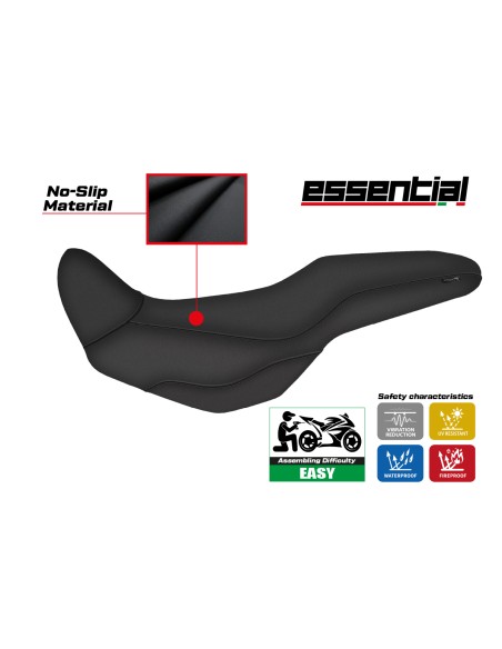Funda de asiento compatible con Honda CB 500 X (12-23) modelo Essential