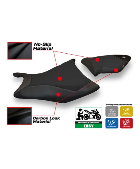 Sitzbezug kompatibel BMW S 1000 RR (09-11) Essential Modell