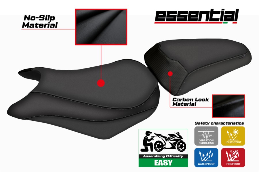 Sitzbezug kompatibel Honda CBR 500 R (12-16) Modell Essential