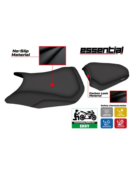 Sitzbezug kompatibel Honda CBR 500 R (17-25) Modell Essential