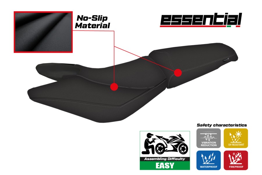 Housse de selle compatible Honda Crossrunner 800 (16-20) modèle Essential