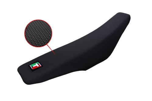 TPZ Italia Motocross Enduro Seat Cover PiramidGrip - TIMCPG08-BL
