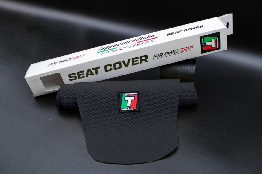 Rivestimento Sella TPZ Italia MotoCross Enduro PiramidGrip - TIMCPG08-BL