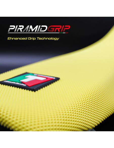 TPZ Italia Motocross Enduro Seat Cover PiramidGrip - TIMCPG13-BL
