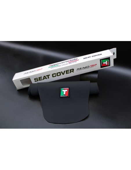 Rivestimento Sella TPZ Italia MotoCross Enduro PiramidGrip - TIMCPG14-BL