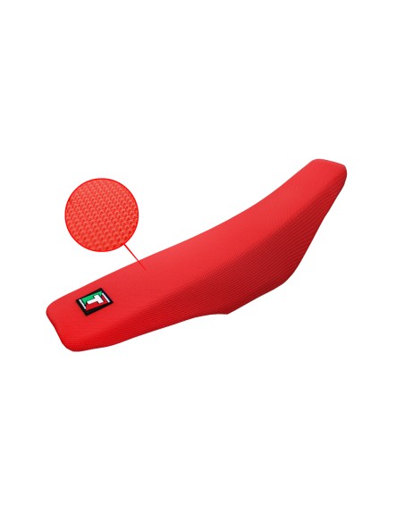 Housse de Selle TPZ Italia Motocross Enduro PiramidGrip - TIMCPG14-RD