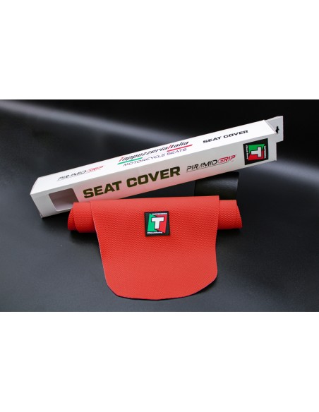 Funda de Asiento TPZ Italia Motocross Enduro PiramidGrip - TIMCPG14-RD