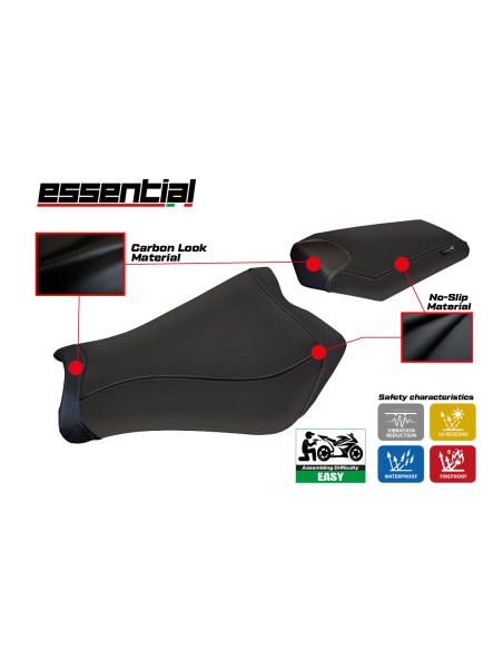 Housse de selle compatible Honda CBR 1000 RR (12-16) modèle Essential