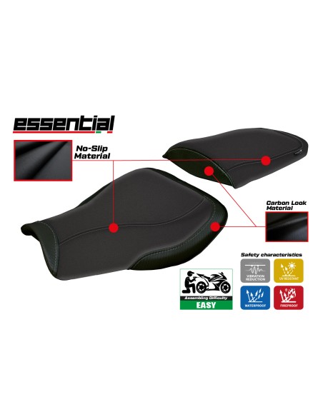 Sitzbezug kompatibel Honda CBR 600 RR (07-25) modell Essential