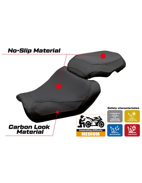 Housse de selle compatible - Yamaha Tracer 9/9 GT 2025 - mod Ness