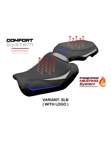 Funda de asiento compatible - Yamaha Tracer 9/9 GT 2025 - mod Ness Heating Comfort System