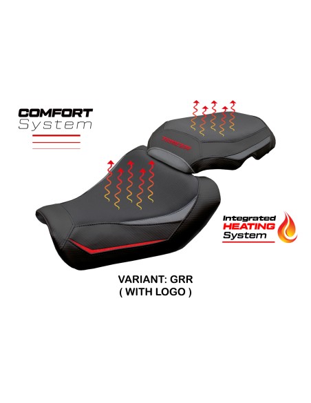 Funda de asiento compatible - Yamaha Tracer 9/9 GT 2025 - mod Ness Heating Comfort System