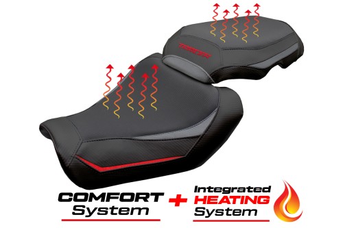 Funda de asiento compatible - Yamaha Tracer 9/9 GT 2025 - mod Ness Heating Comfort System
