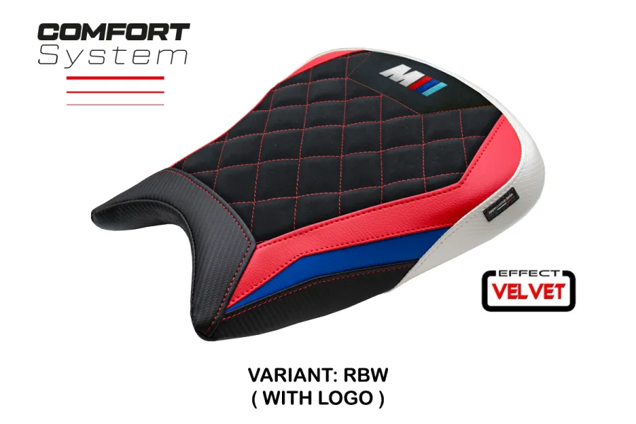 Sitzbezug kompatibel - BMW M 1000 RR 2023-2026 - mod Melk Velvet Comfort System