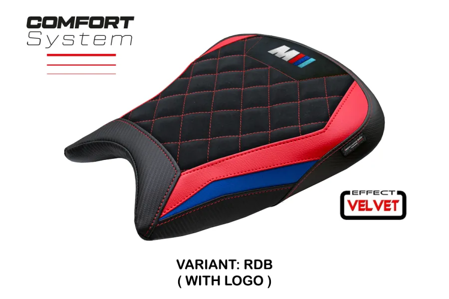 Sitzbezug kompatibel - BMW M 1000 RR 2023-2026 - mod Melk Velvet Comfort System