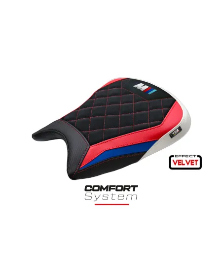 Rivestimento sella compatibile - BMW M 1000 RR 2023-2026 - mod Melk Velvet Comfort System