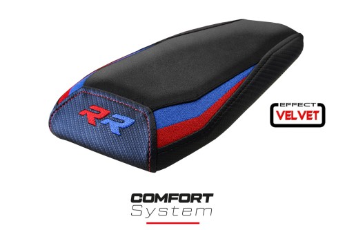 Rivestimento sella compatibile - BMW M 1000 RR 2023-2026 - mod Riesa Velvet Comfort System