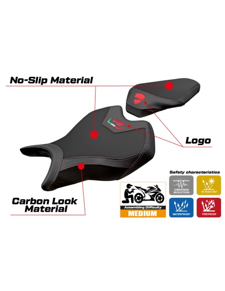 Seat cover compatible - Ducati Panigale V2 2025 - mod Asia