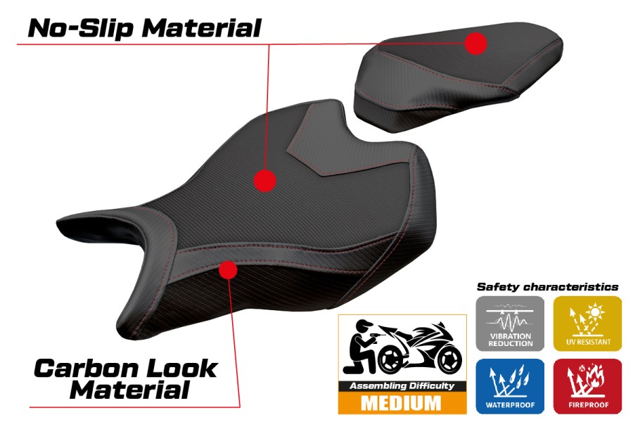 Housse de selle compatible - Ducati Panigale V2 2025 - mod Asia