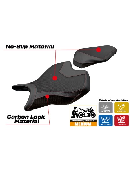 Housse de selle compatible - Ducati Panigale V2 2025 - mod Asia