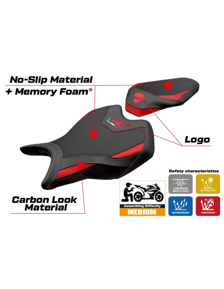 Sitzbezug kompatibel - Ducati Panigale V2 2025 - mod Asia Comfort System