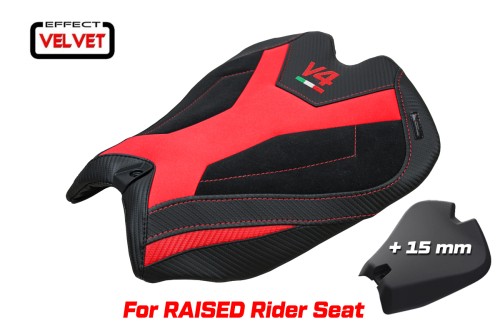 Housse de selle compatible - Ducati Panigale V4  2025 - mod Argenta High Velvet