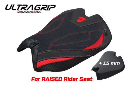 Rivestimento sella compatibile - Ducati Panigale V4 2025 - mod Argenta High Ultragrip