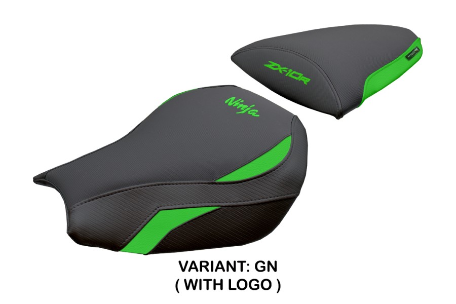 Rivestimento sella compatibile - Kawasaki Ninja ZX 10 R 2006-2007 - mod Goku
