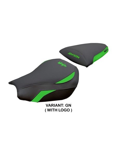Rivestimento sella compatibile - Kawasaki Ninja ZX 10 R 2006-2007 - mod Goku