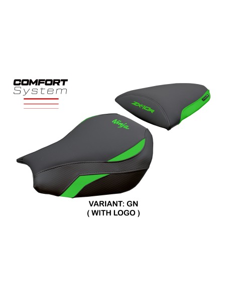 Rivestimento sella compatibile - Kawasaki Ninja ZX 10 R 2006-2007 - mod Goku Comfort System