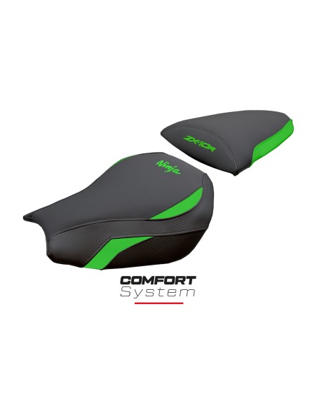 Housse de selle compatible - Kawasaki Ninja ZX 10 R 2006-2007 - mod Goku Comfort System