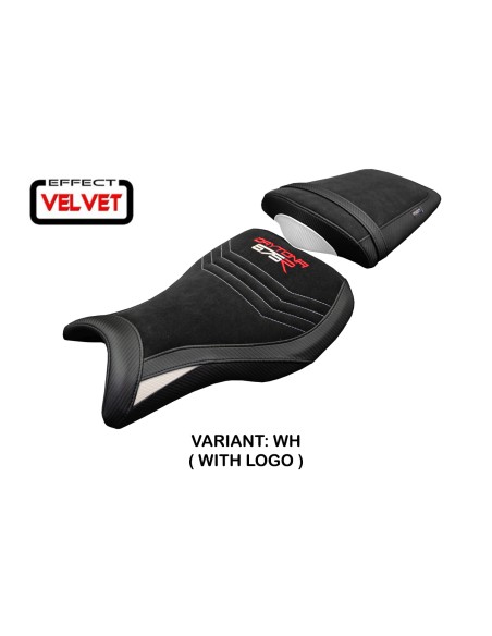Funda de asiento compatible - Triumph Daytona 675R 2006-2012 - mod Ripley Velvet