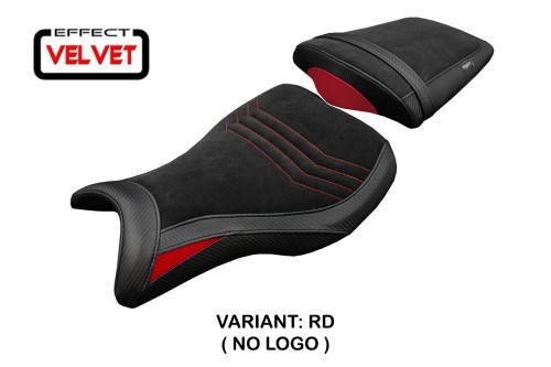Funda de asiento compatible - Triumph Daytona 675R 2006-2012 - mod Ripley Velvet 2