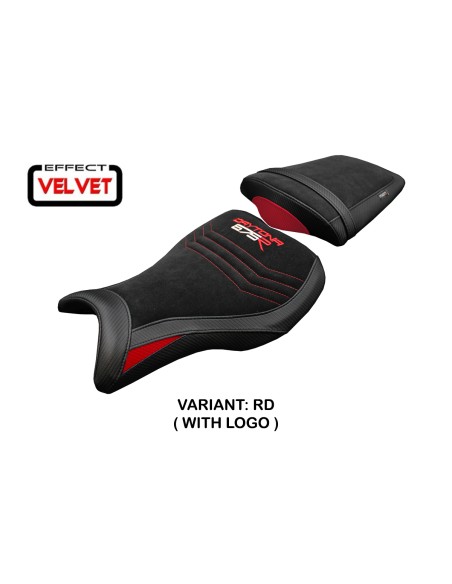 Rivestimento sella compatibile - Triumph Daytona 675R 2006-2012 - mod Ripley Velvet