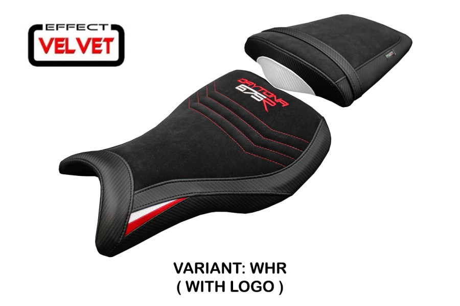 Seat cover compatible - Triumph Daytona 675R 2006-2012 - mod Ripley Velvet
