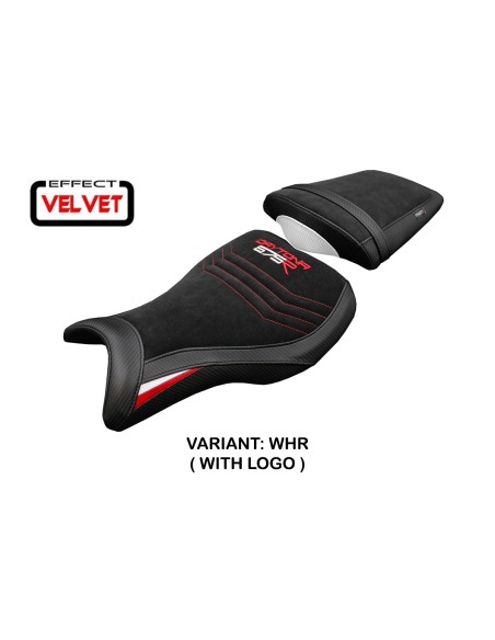 Sitzbezug kompatibel - Triumph Daytona 675R 2006-2012 - mod Ripley Velvet