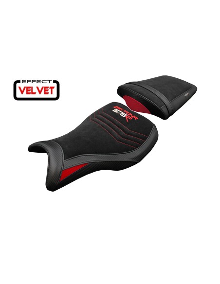 Funda de asiento compatible - Triumph Daytona 675R 2006-2012 - mod Ripley Velvet